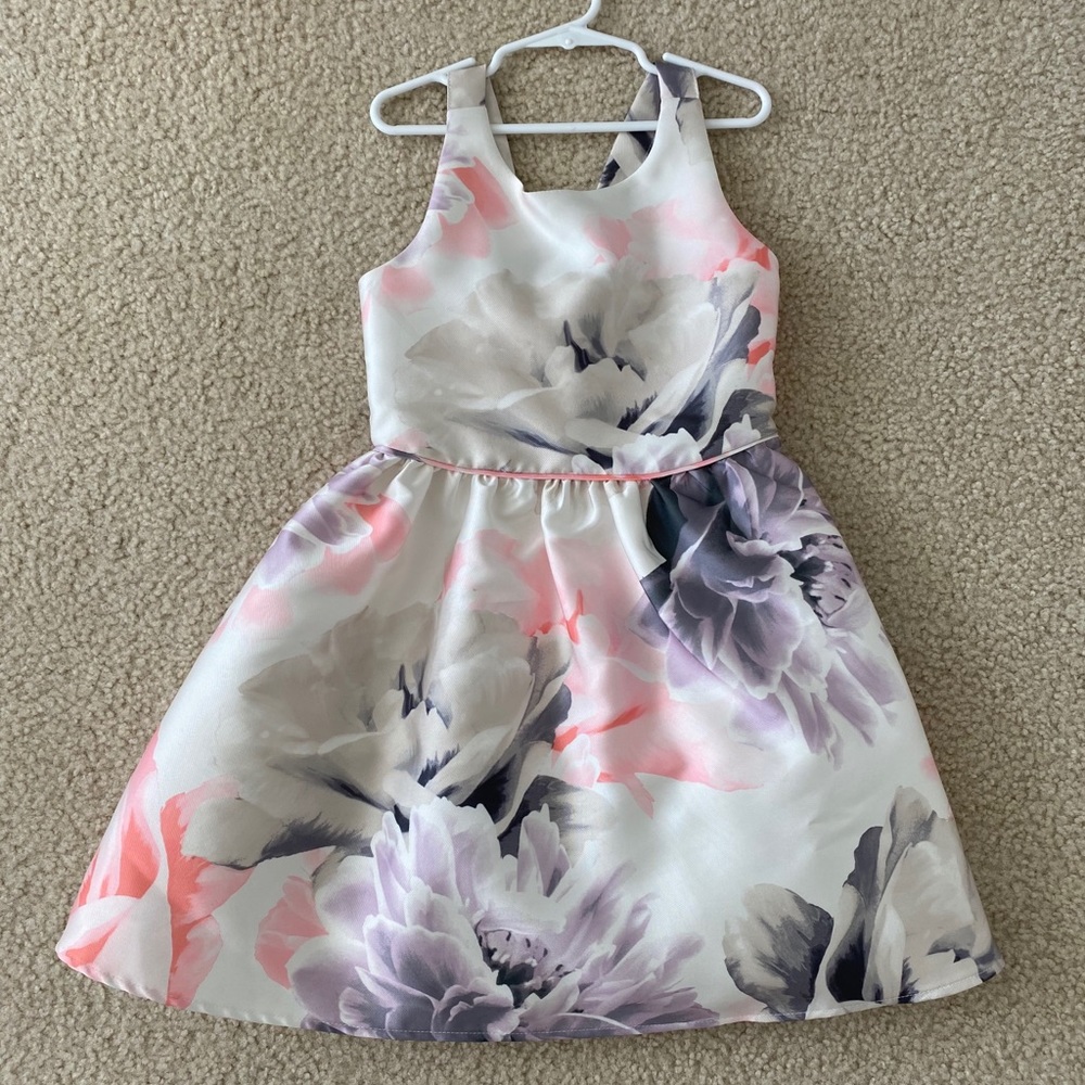 Pastel Floral Dress Size 7
